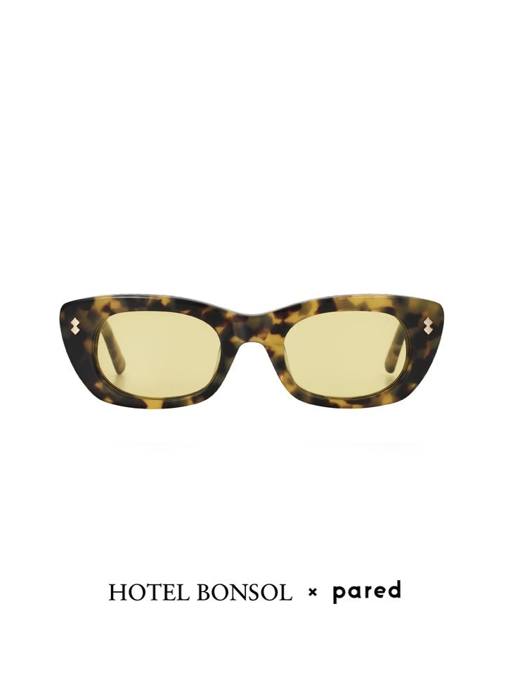 Hotel Bon Sol x Pared Hearts & Diamonds - Tortoise/Yellow