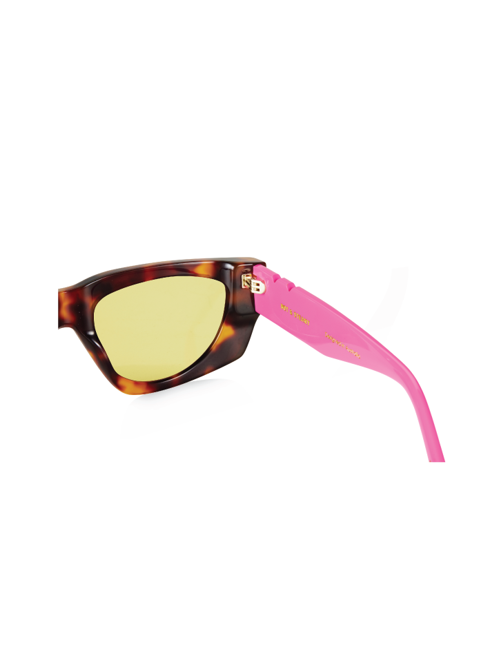 LMS x Pared Hot & Steamy - Light Tortoise Pink Yellow